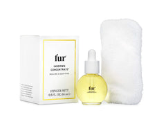 Fur Ingrown Concentrate packaging box spotlights phthalate-free formula for sensitive skin.
