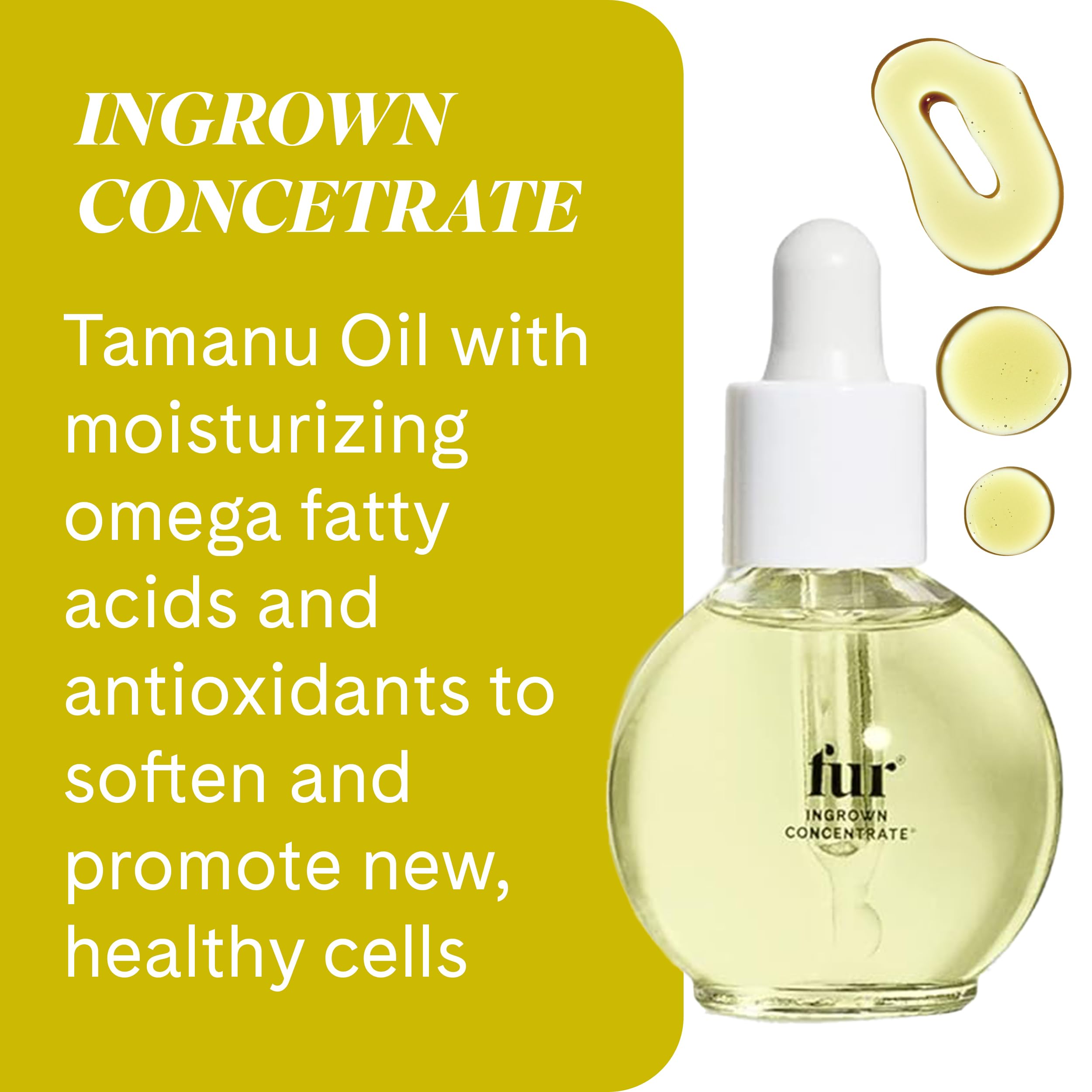 Fur Ingrown Hair Care Duo concentrate application showing targeted pore care