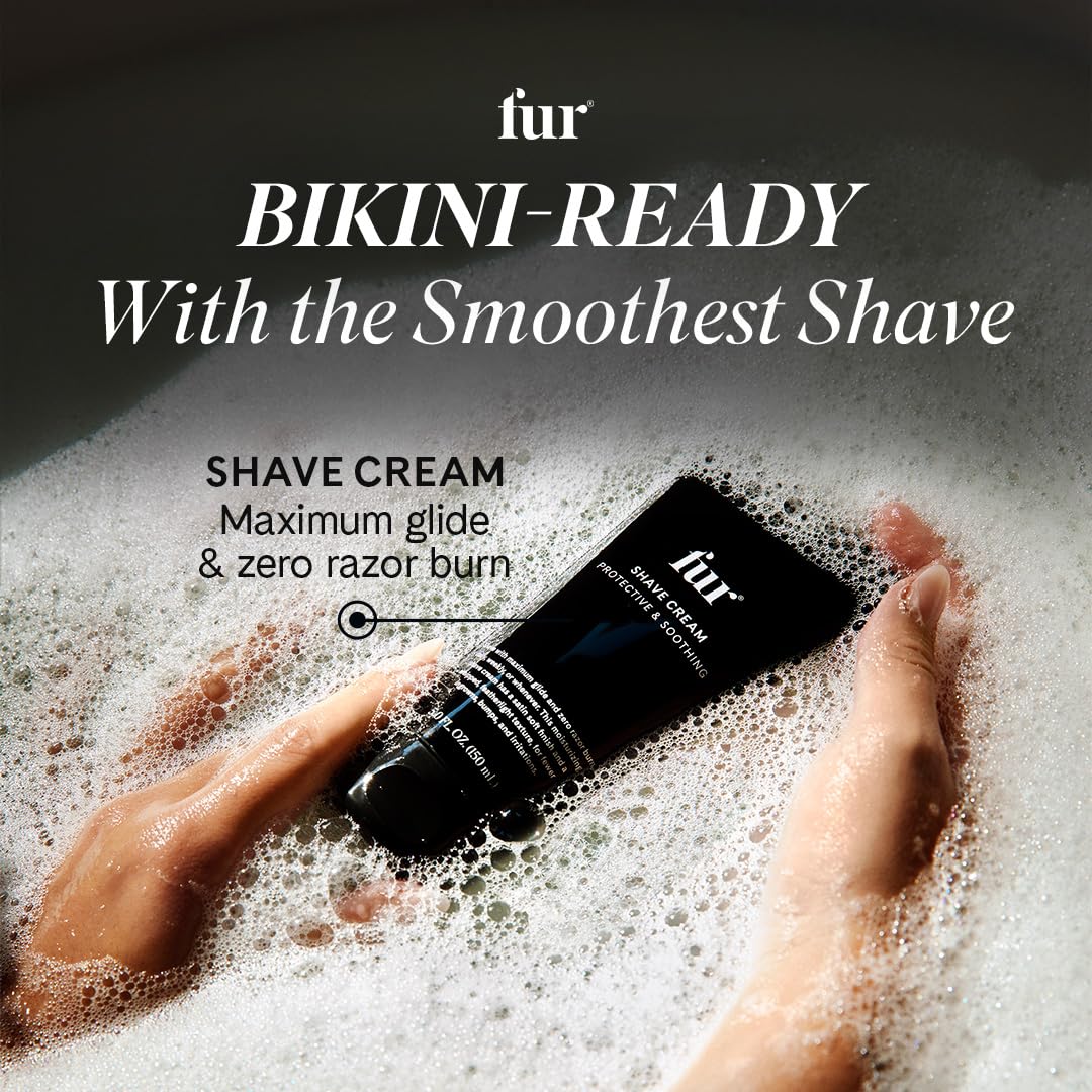 Fur Shave Cream closeup of marshmallow root aloe ingredients for soothing hydration