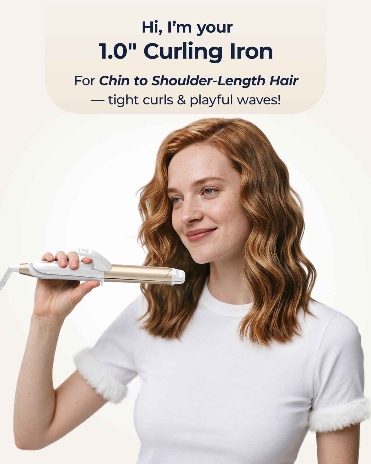 FURIDEN Lite 2-in-1 travel iron ideal for quick styling on the go.