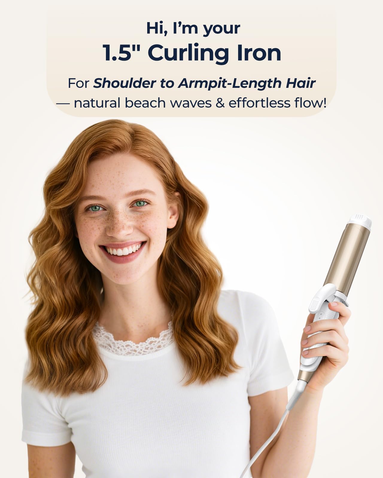 FURIDEN Lite DualGuard hair protection during even heating.