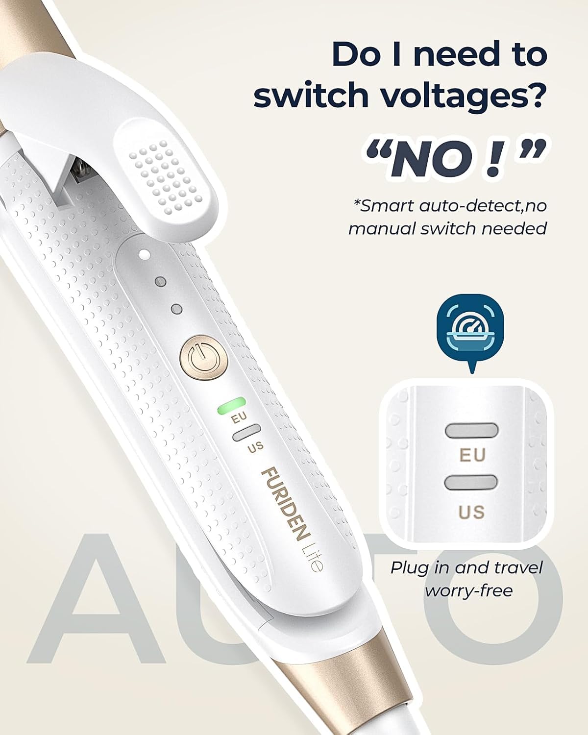 FURIDEN Lite LED voltage display shown for EU travel peace of mind.