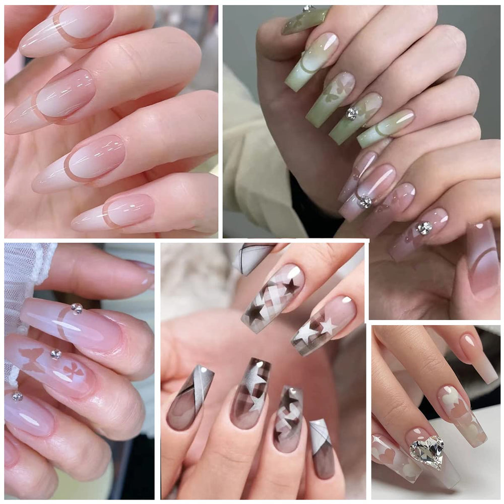 Furimuk airbrush nail stencils christmas tree motif for seasonal decor on nails.