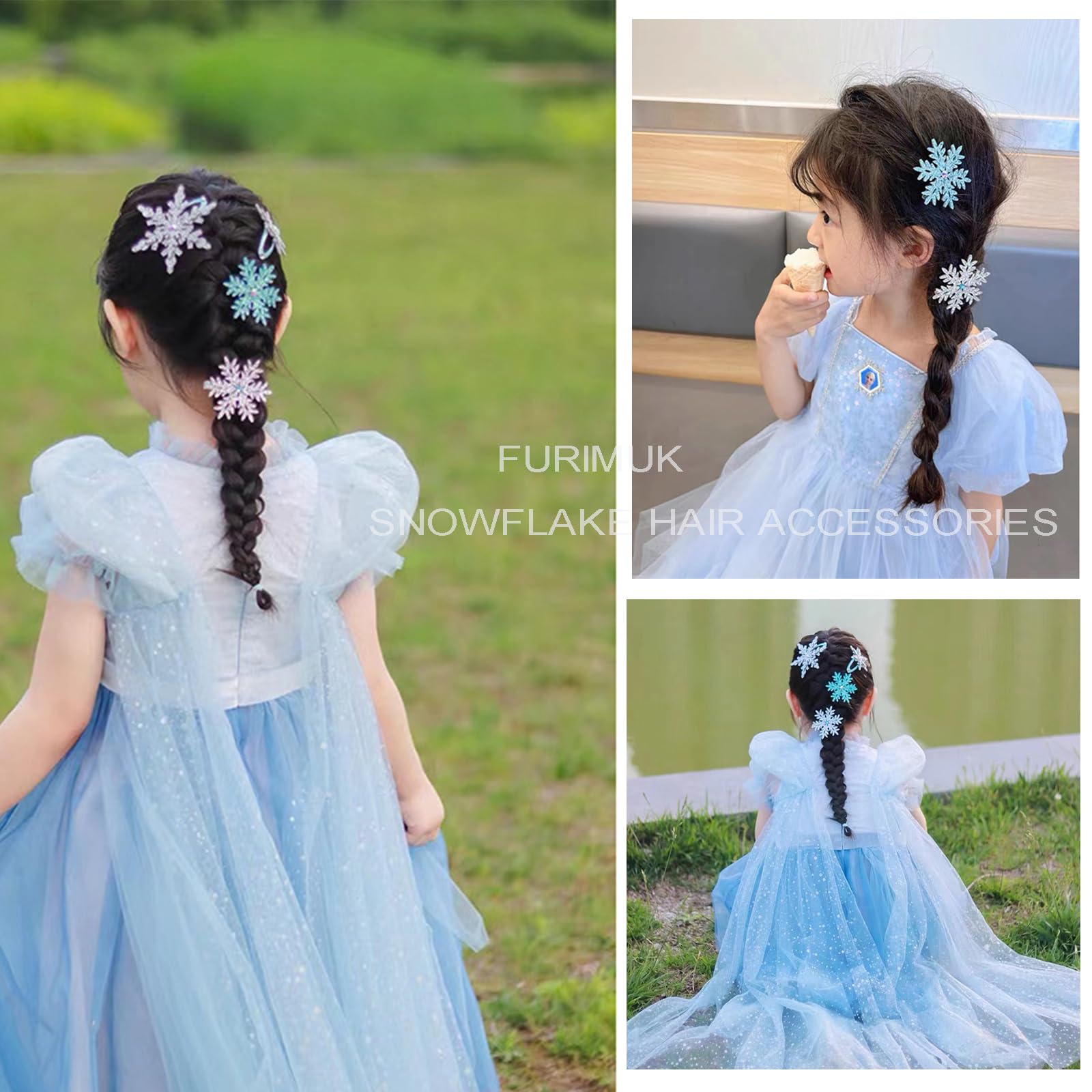 Furimuk blue-beak hair clip adds bright color to styles.