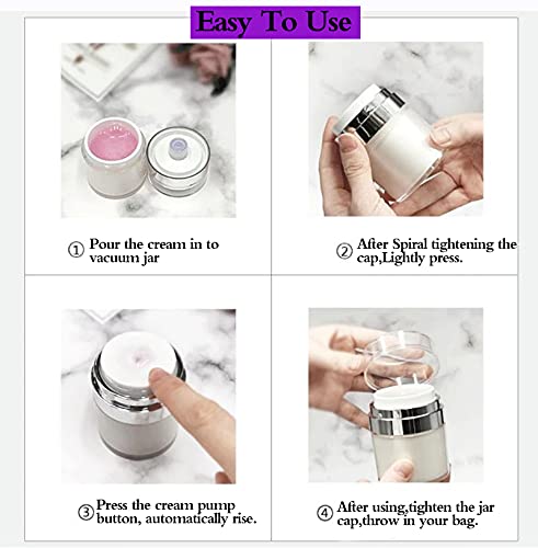 Furnido airless-pump-jar-acrylic-material durable, BPA-free construction.