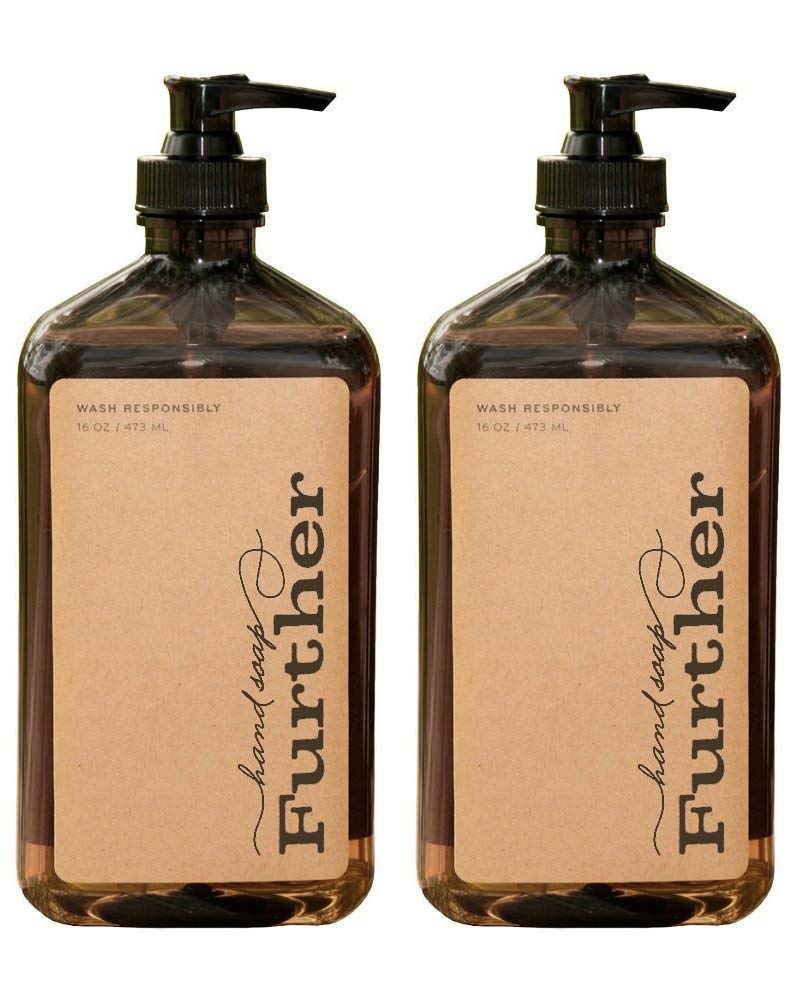 Further glycerin hand soap bottle shows clean lather for daily handwashing.