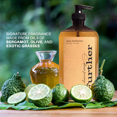 Further glycerin hand soap foamy lather demonstrates gentle cleansing.