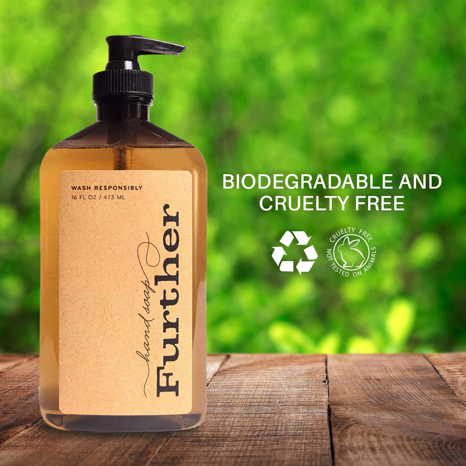 Further glycerin hand soap fragrance closeup showcases bergamot and exotic grasses.