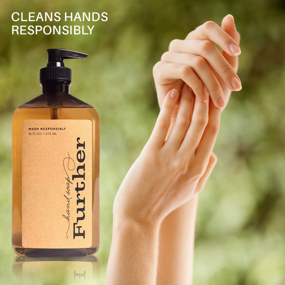 Further glycerin hand soap pack-2 emphasis on sustainability and shared use.