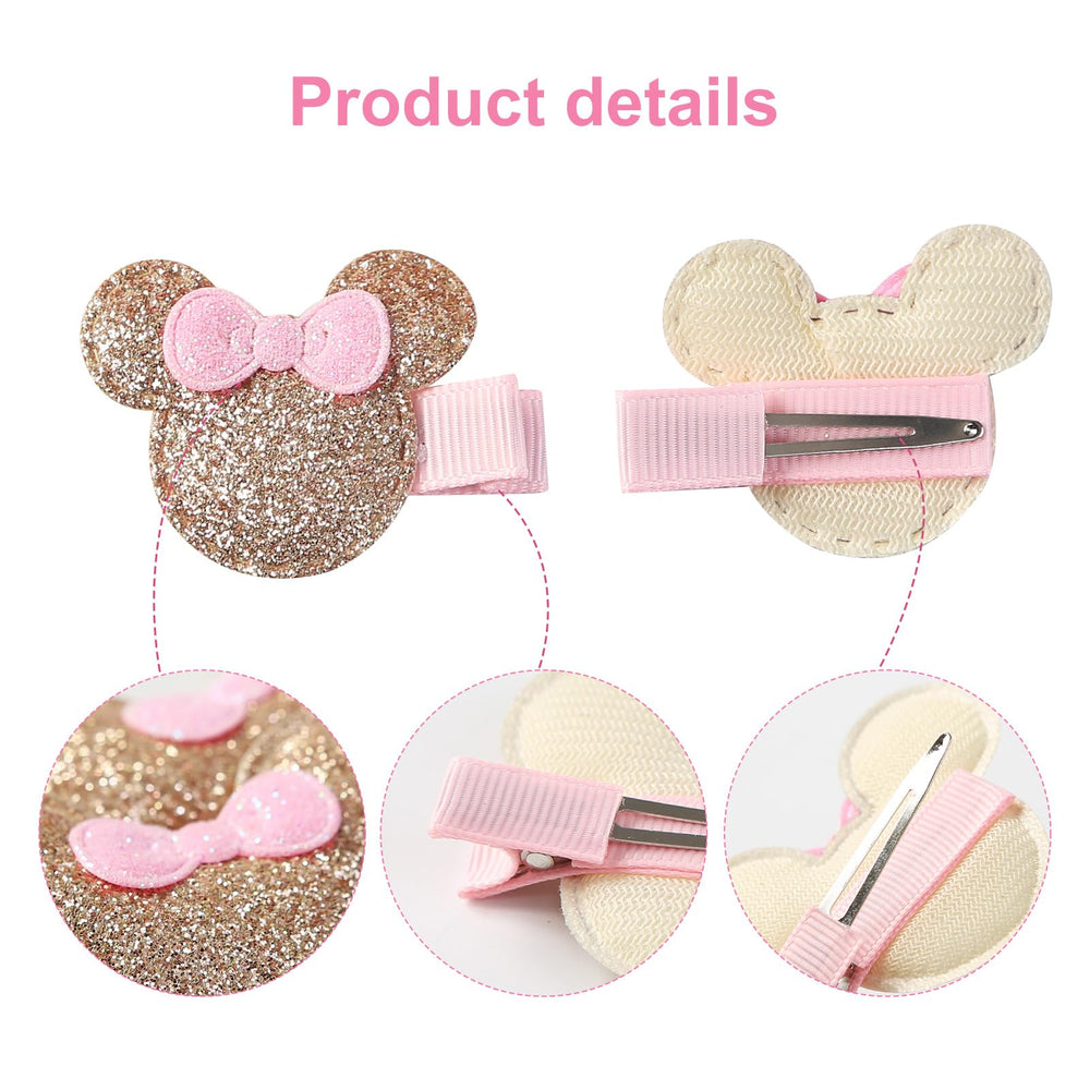 Furutonhe glitter mouse ears black closeup showcases versatile style for everyday outfits.