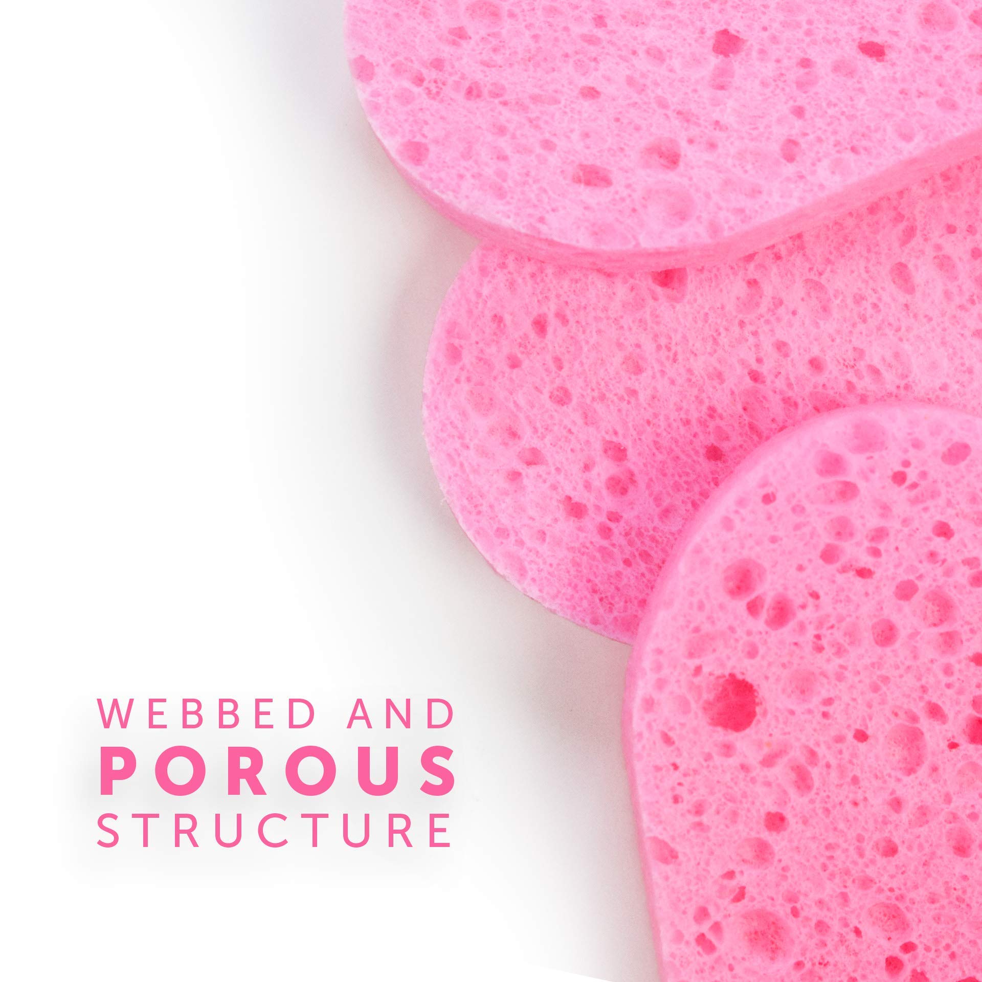 Fushay compressed facial sponge removing makeup and oil with delicate exfoliation.