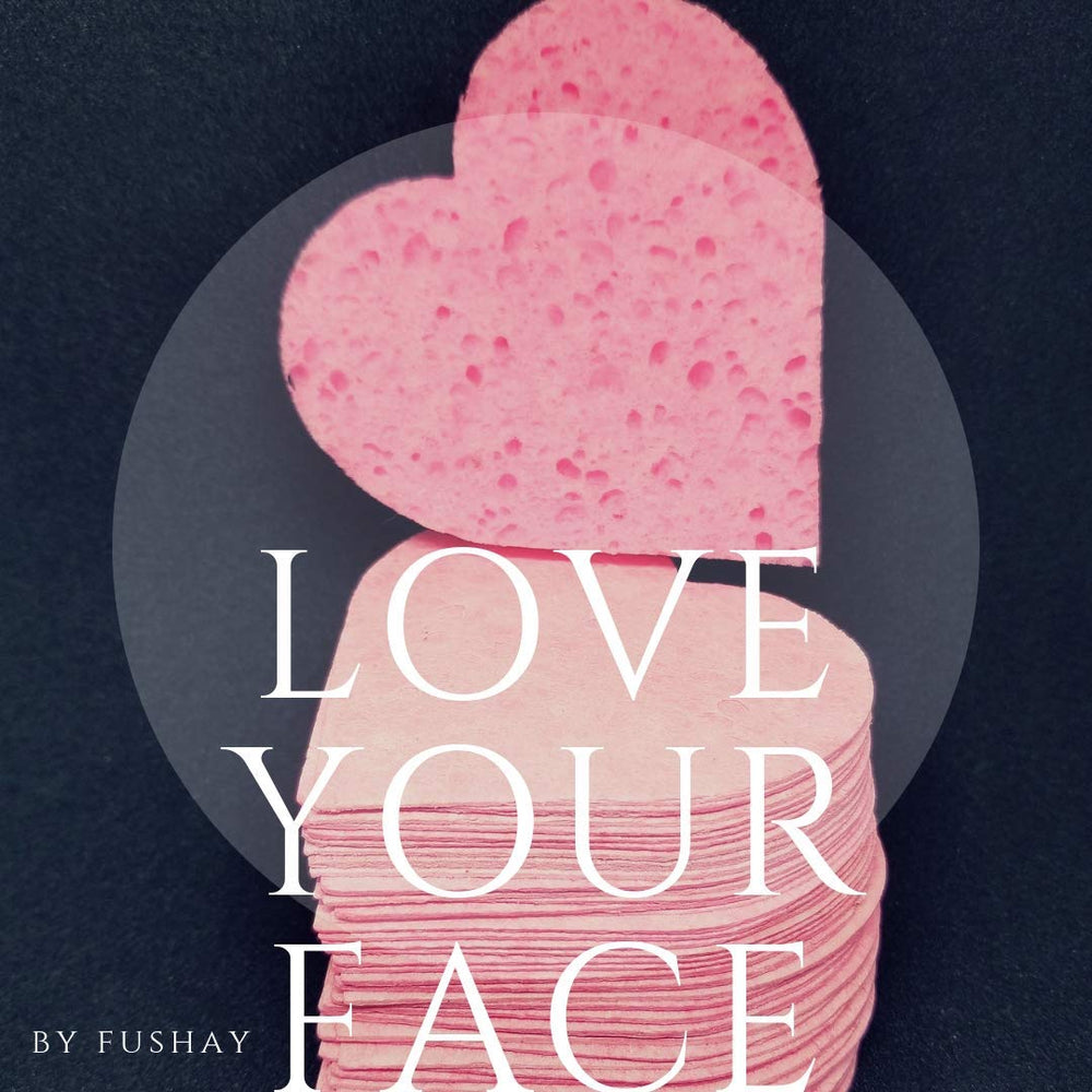 Fushay compressed facial sponge professional-use in salons showcases spa-grade quality.