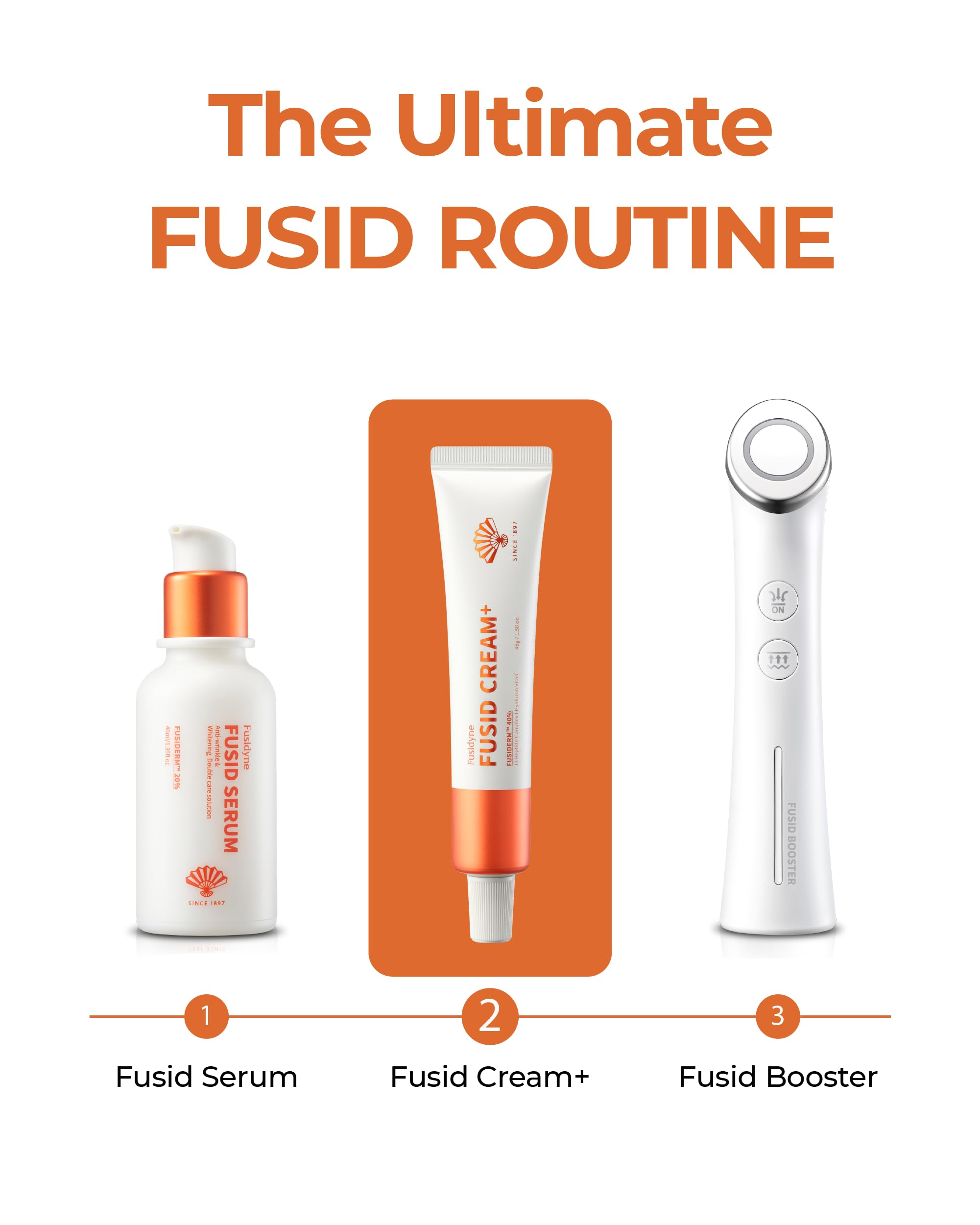 FUSIDYNE Fusid Cream Plus skin swatch showing rich, non-greasy finish