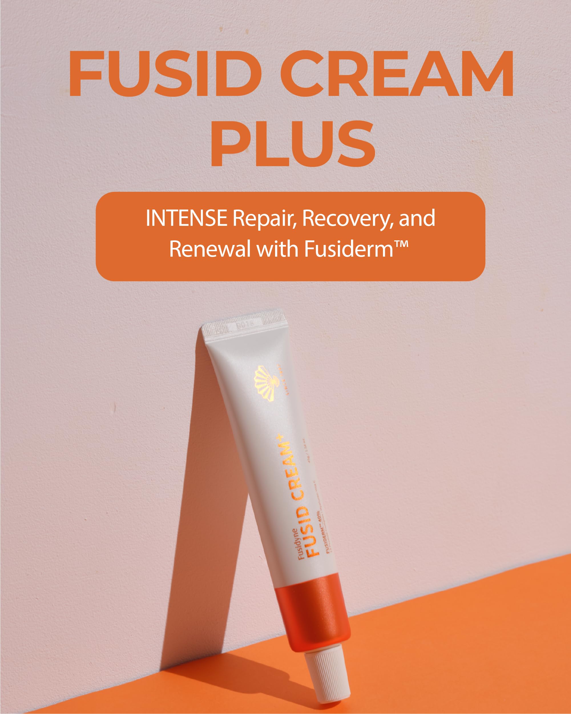 FUSIDYNE Fusid Cream Plus creamy texture swatch for smooth daily application