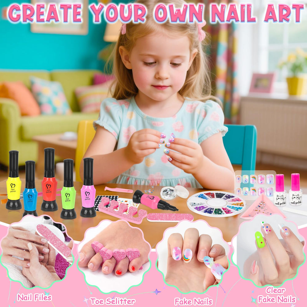 FUSPWEAO nail-art brushes and tools for precise, kid-friendly nail art