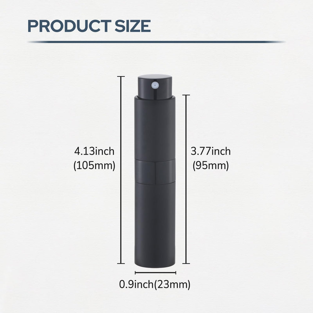 Fusupak perfume atomizer travel bottle—sleek 8ml for carry-on fragrance touch-ups.