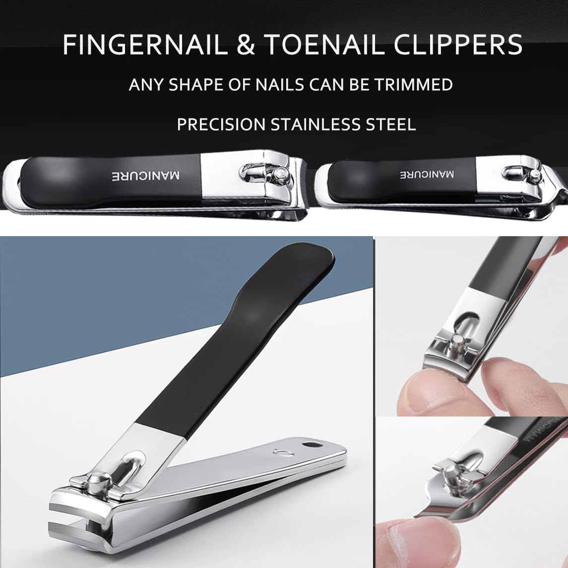 Fuwddy thick-nail cutters close-up with durable edges for stubborn nails
