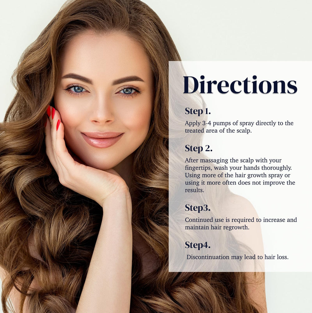 FUZYAT easy-to-use spray demonstrated for morning and evening routine.