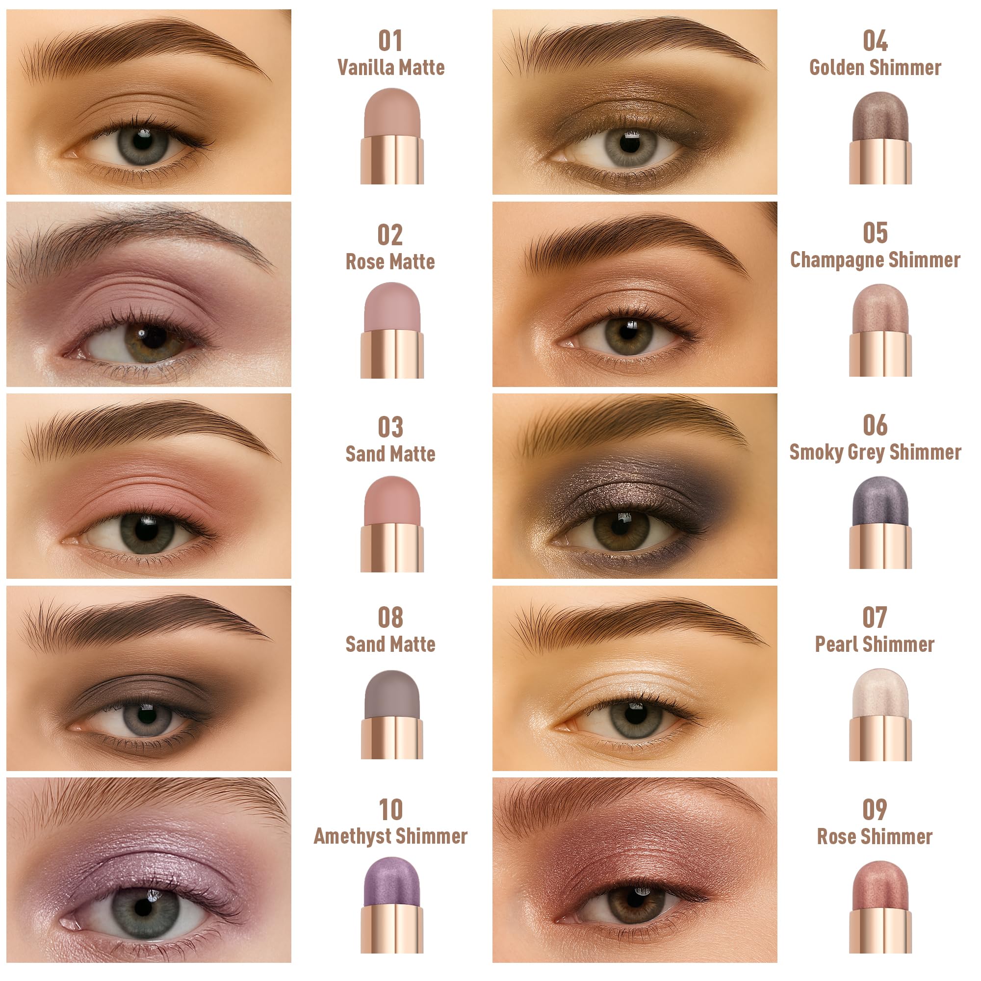 FV long wearing formula withstands daily activities without smudging
