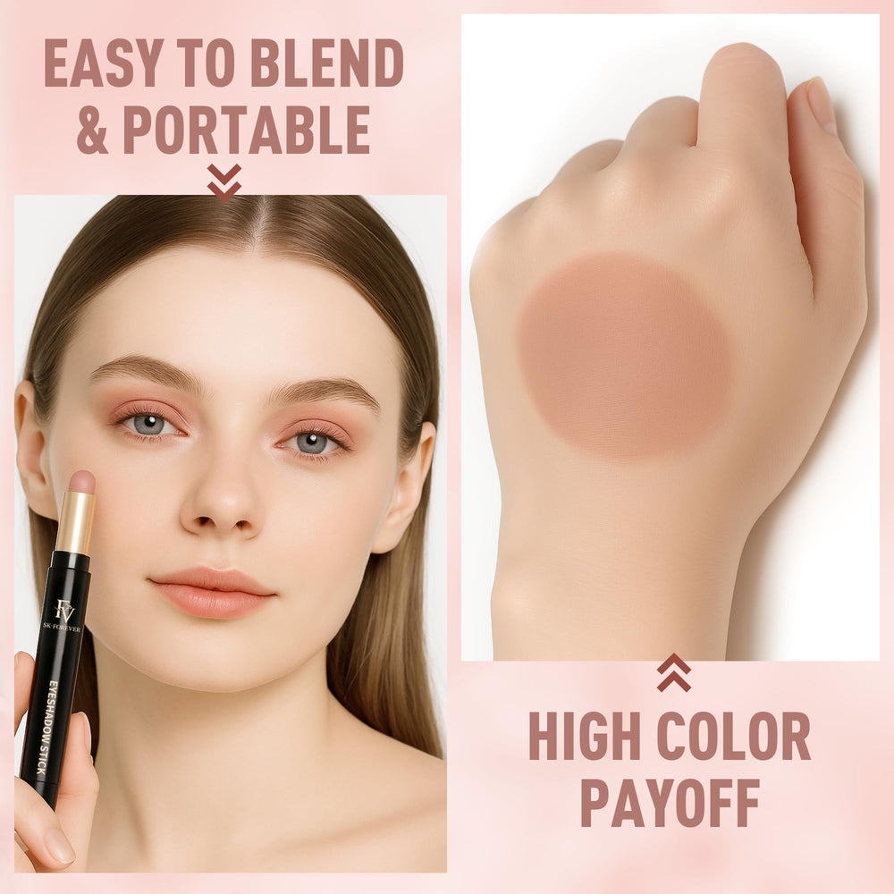 FV cream eyeshadow stick crease-proof finish for reliable daily looks
