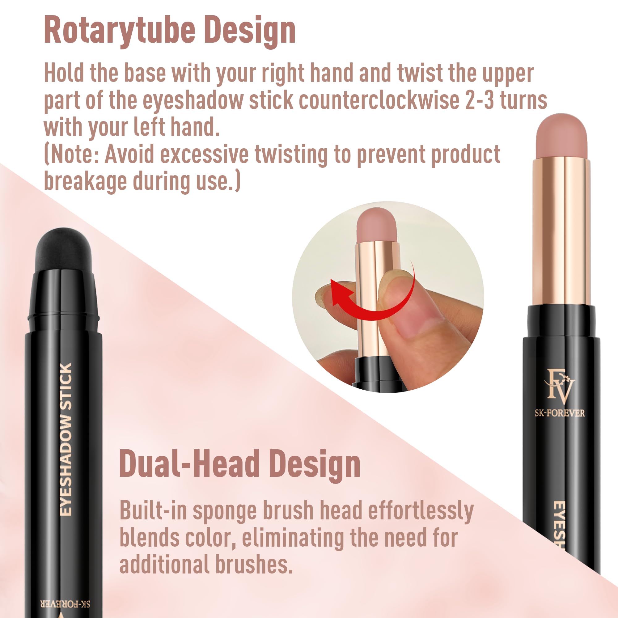 FV cruelty-free vegan eyeshadow stick supports ethical beauty routine
