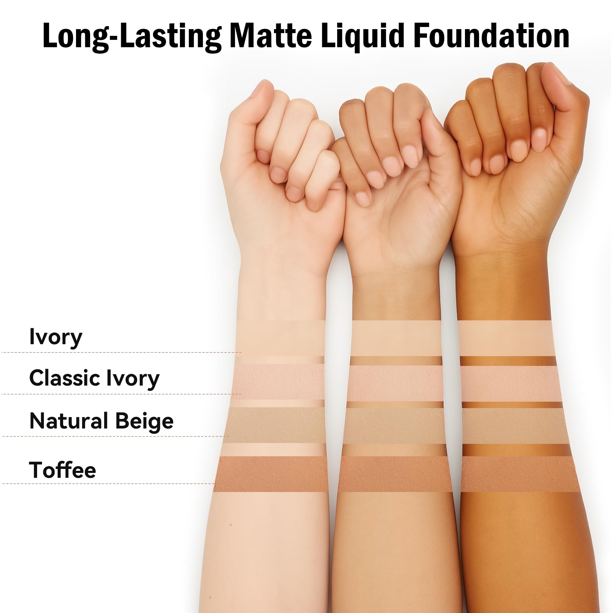 FV foundation buildable medium coverage adapts to imperfections while staying natural.