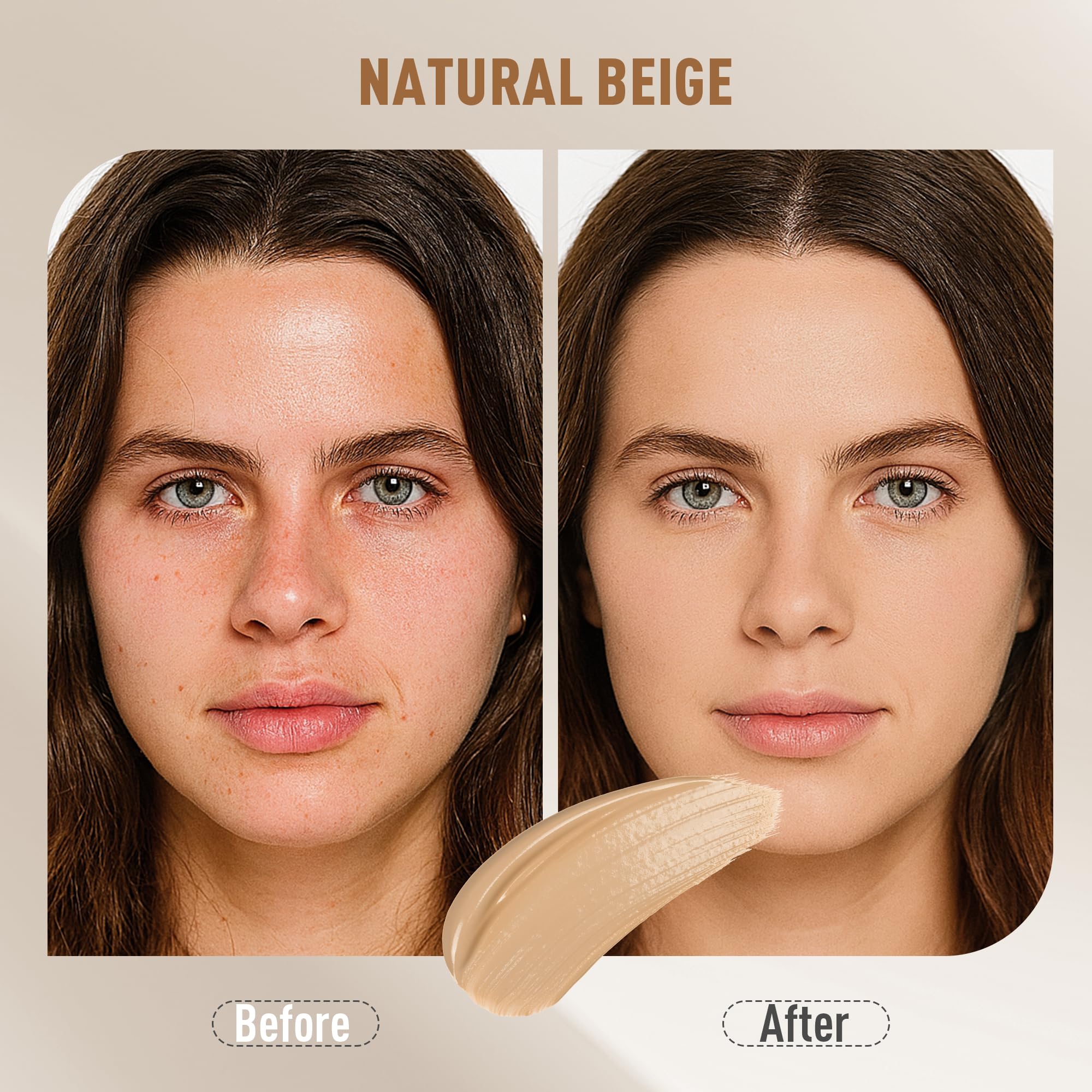 FV foundation lightweight texture closeup highlights breathable feel for comfortable all-day wear