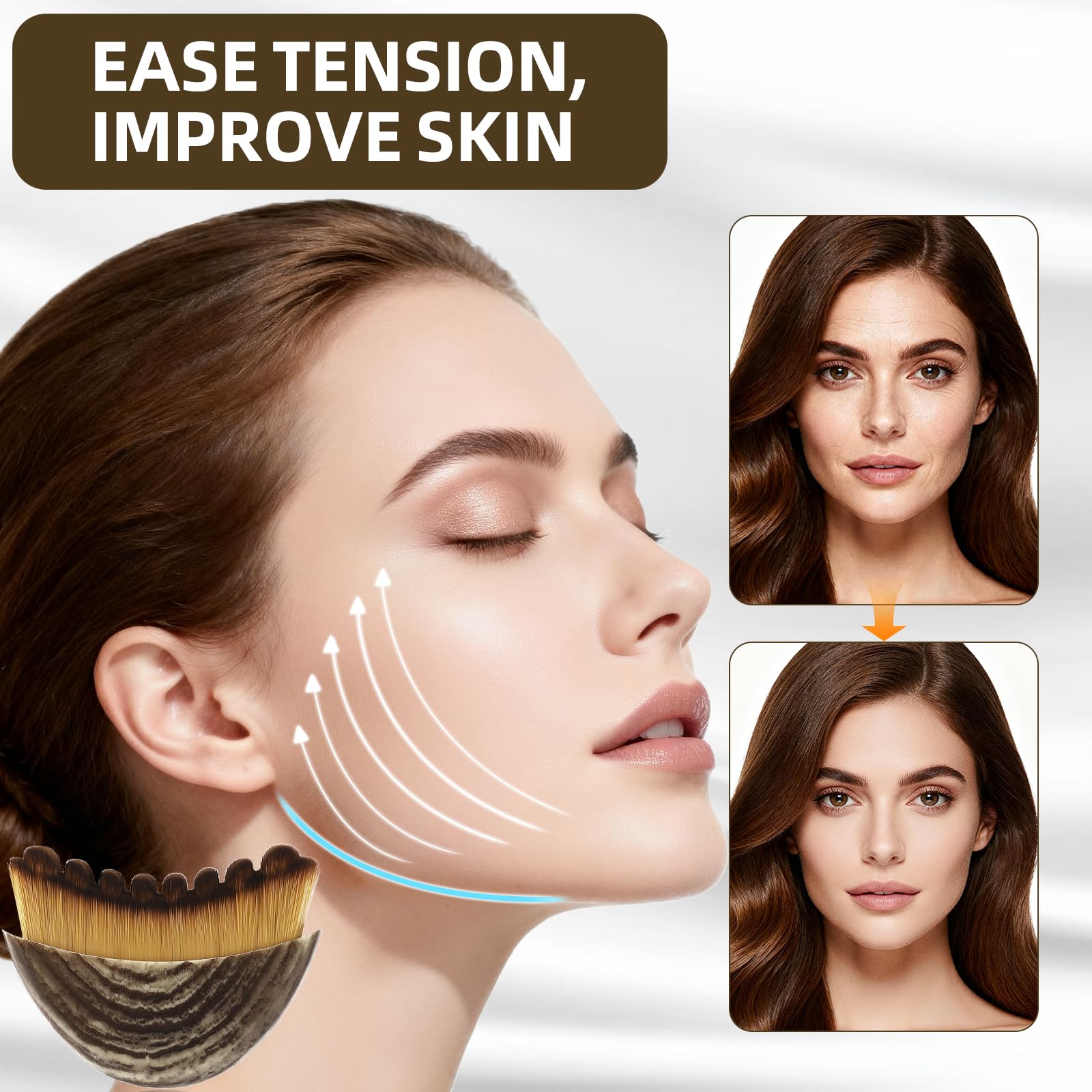 Fvbber portable facial massage duo fits in a bag for on-the-go skincare.