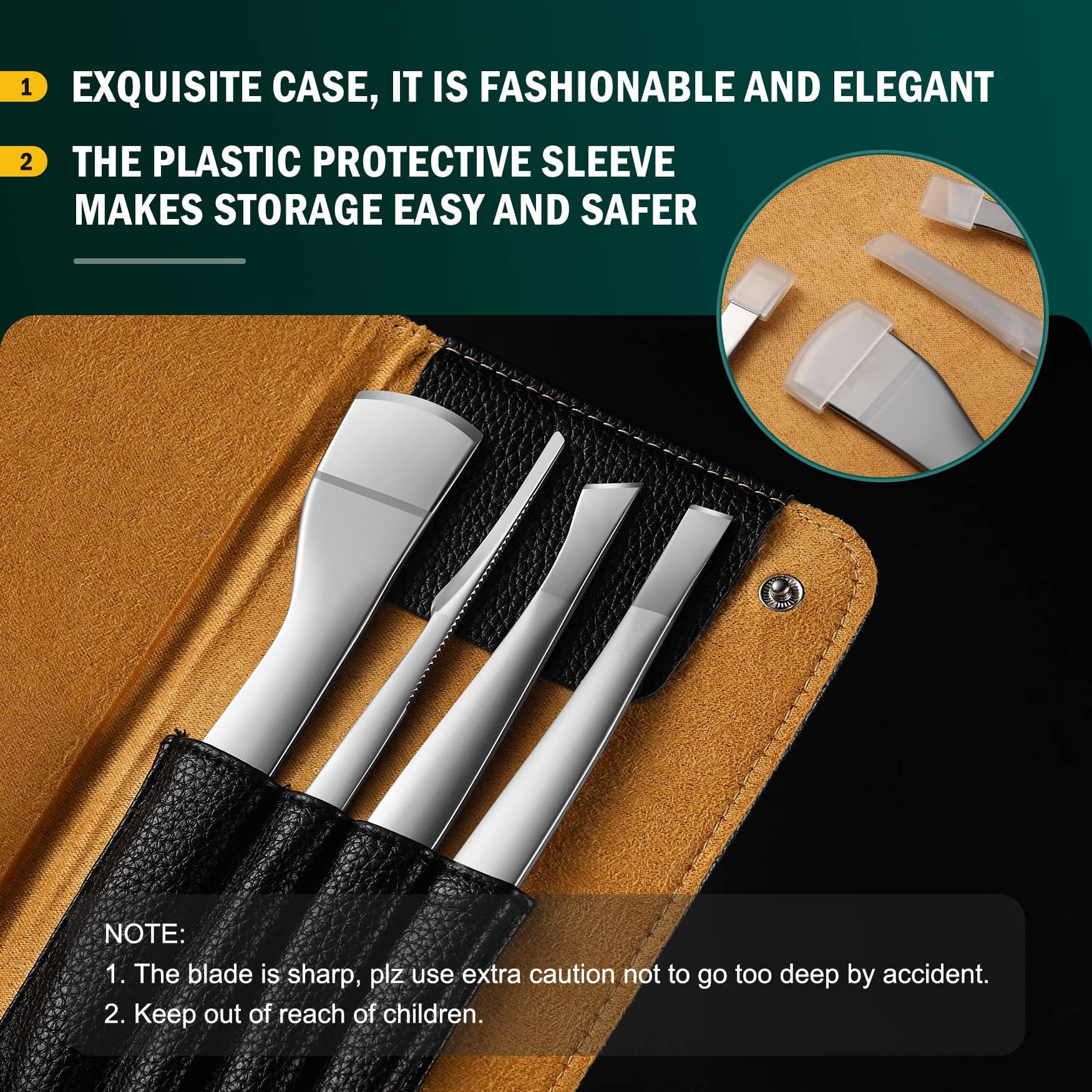 FVION precision-focused podiatry tools packaged neatly for professional or home-use sessions
