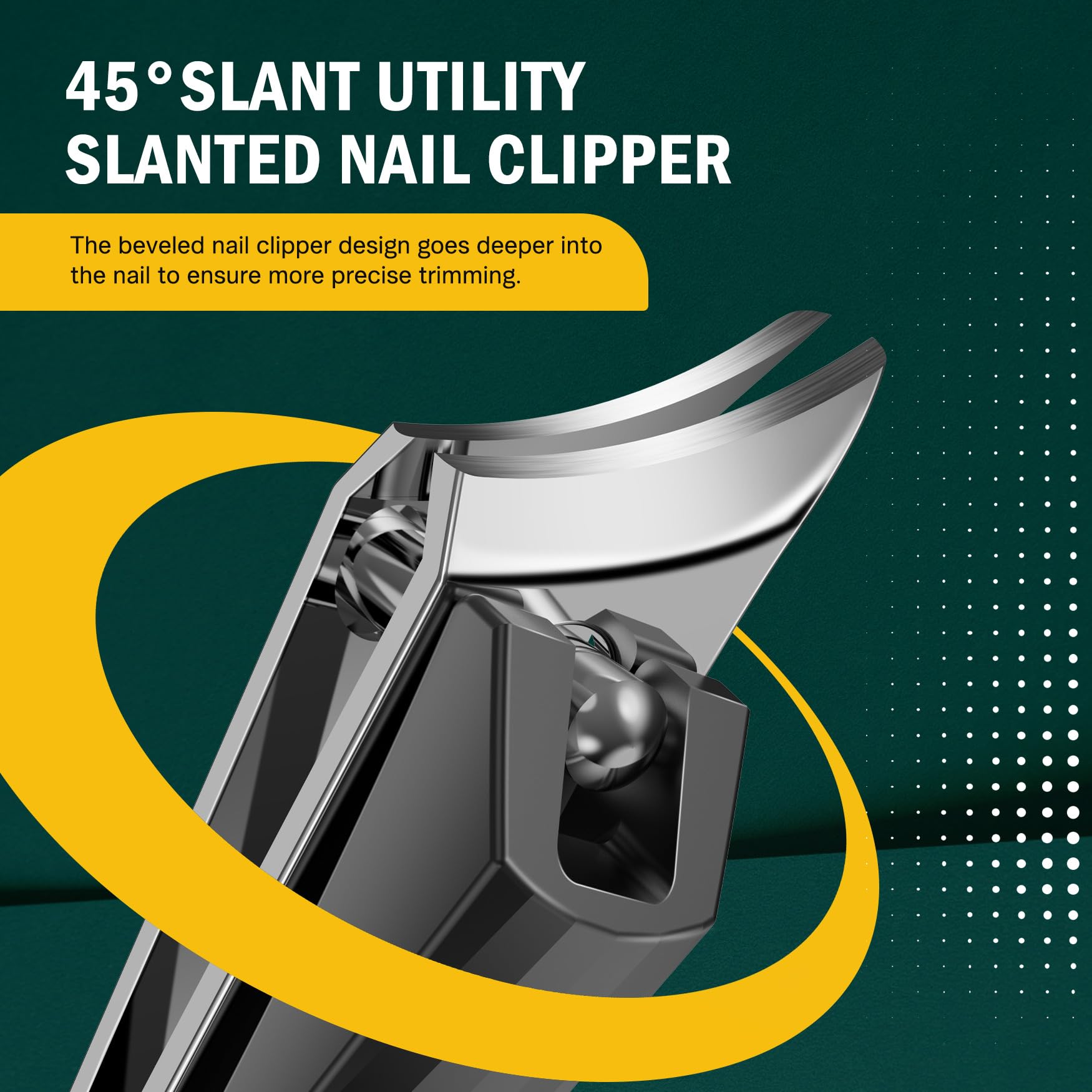 FVION Slanted Edge close-up blade highlights ultra-sharp edge for precise cuts