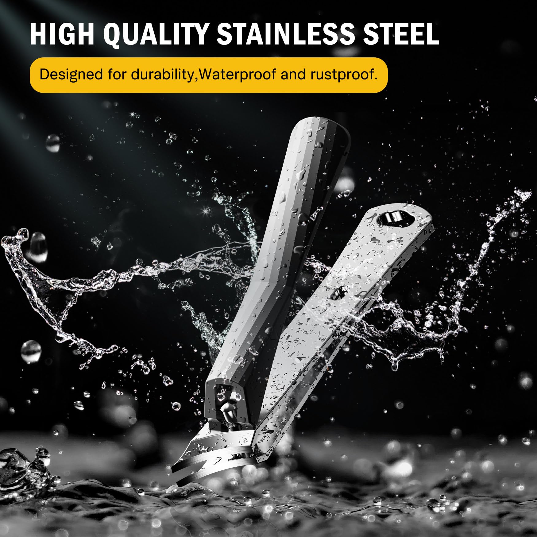 FVION teeth-and-blade close-up demonstrates durable stainless steel construction