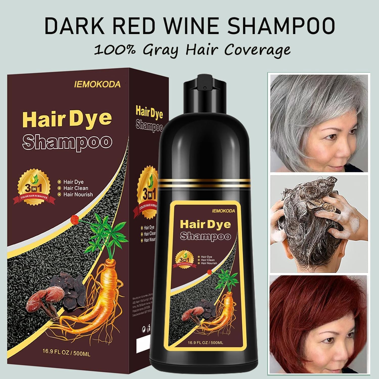 Fvquhvo 3-in-1 dye-clean-condition shows convenient all-in-one hair care and color