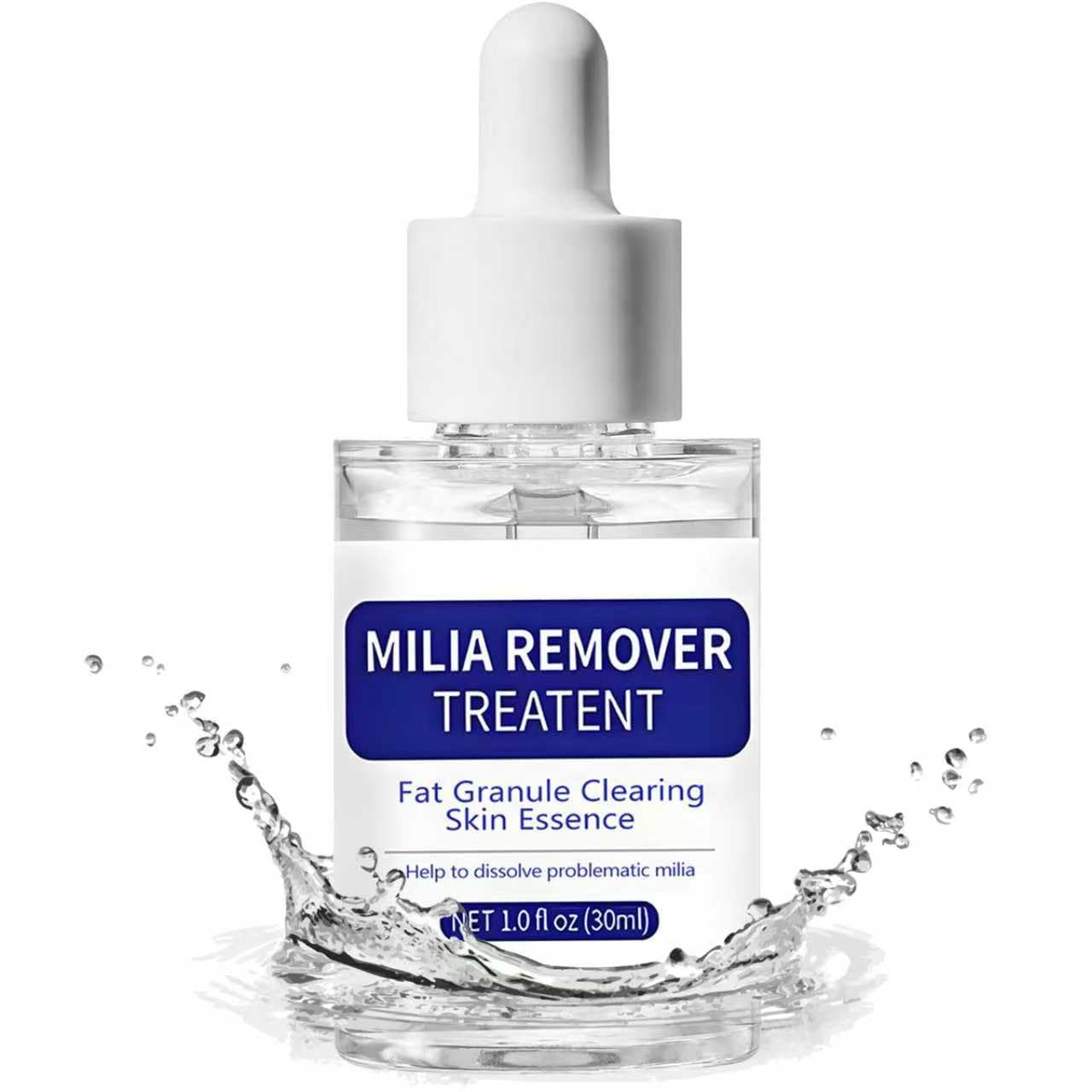 fvtcnbu bitank milia remover bottle front view highlighting targeted treatment