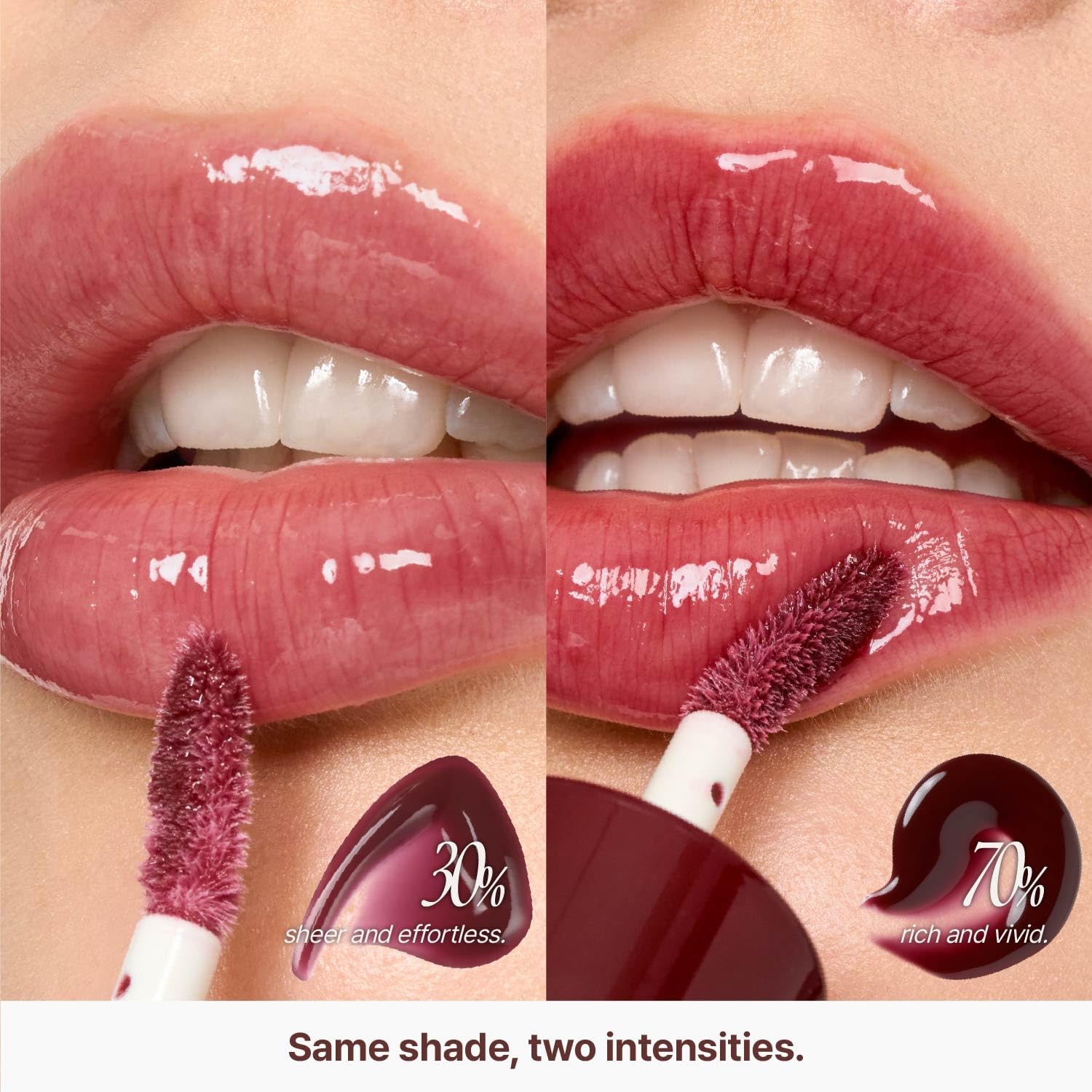 fwee 3D Voluming Gloss close-up shine highlights syrupy glaze