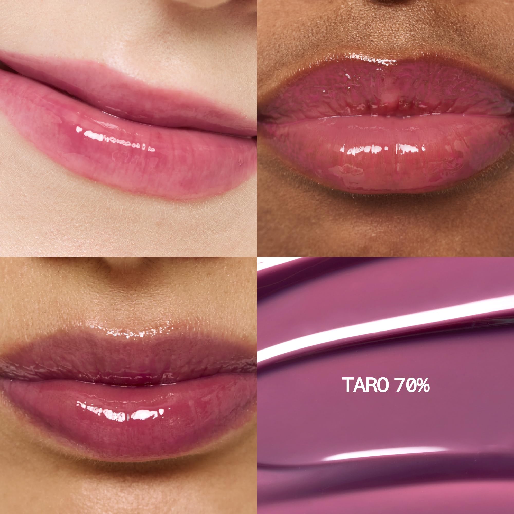 fwee 3D Voluming Gloss lipgloss close-up highlights high-shine, non-sticky finish.