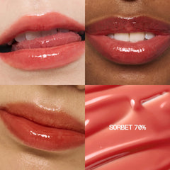 fwee 3D Voluming Gloss Sorbet 70% smooth-application offers vivid color with a non-sticky glide