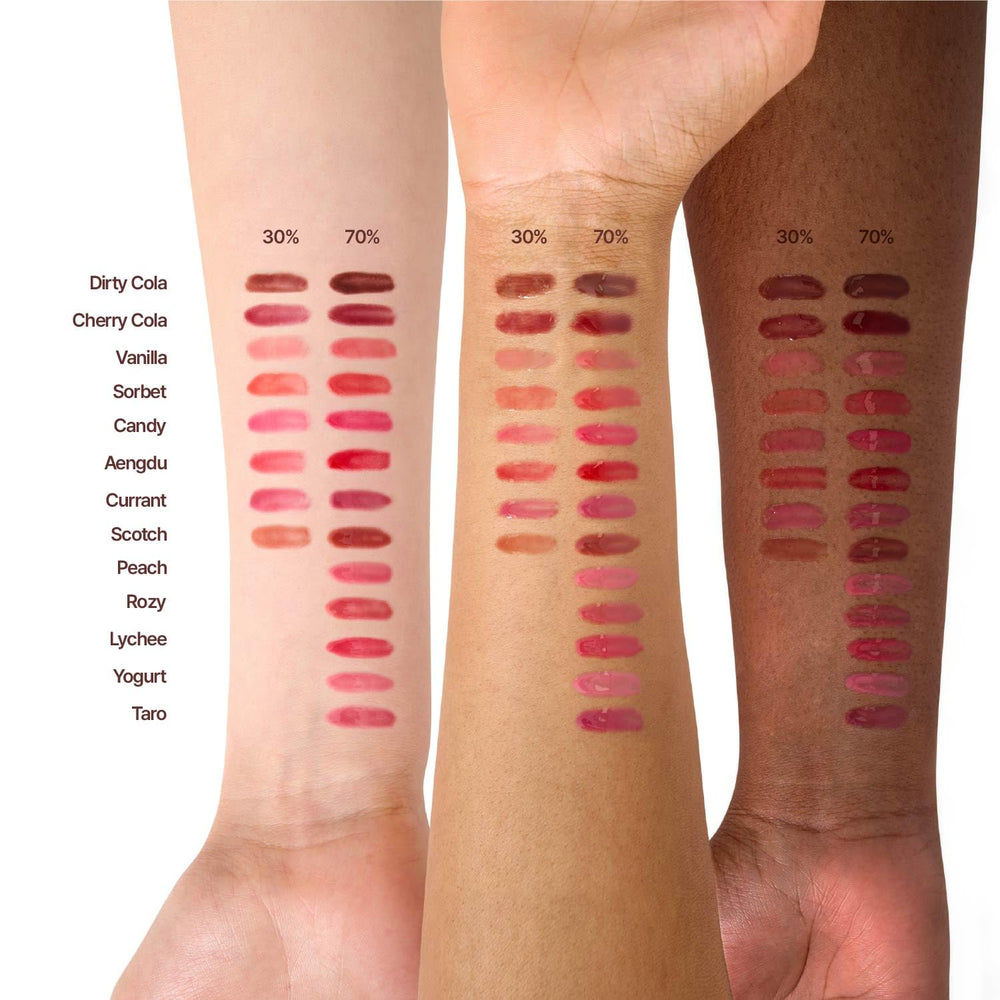fwee 3D Voluming Gloss moisturizing gel-like texture close-up