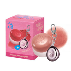 fwee blurring pudding pot peachy nude closeup for a natural soft-matte everyday flush.