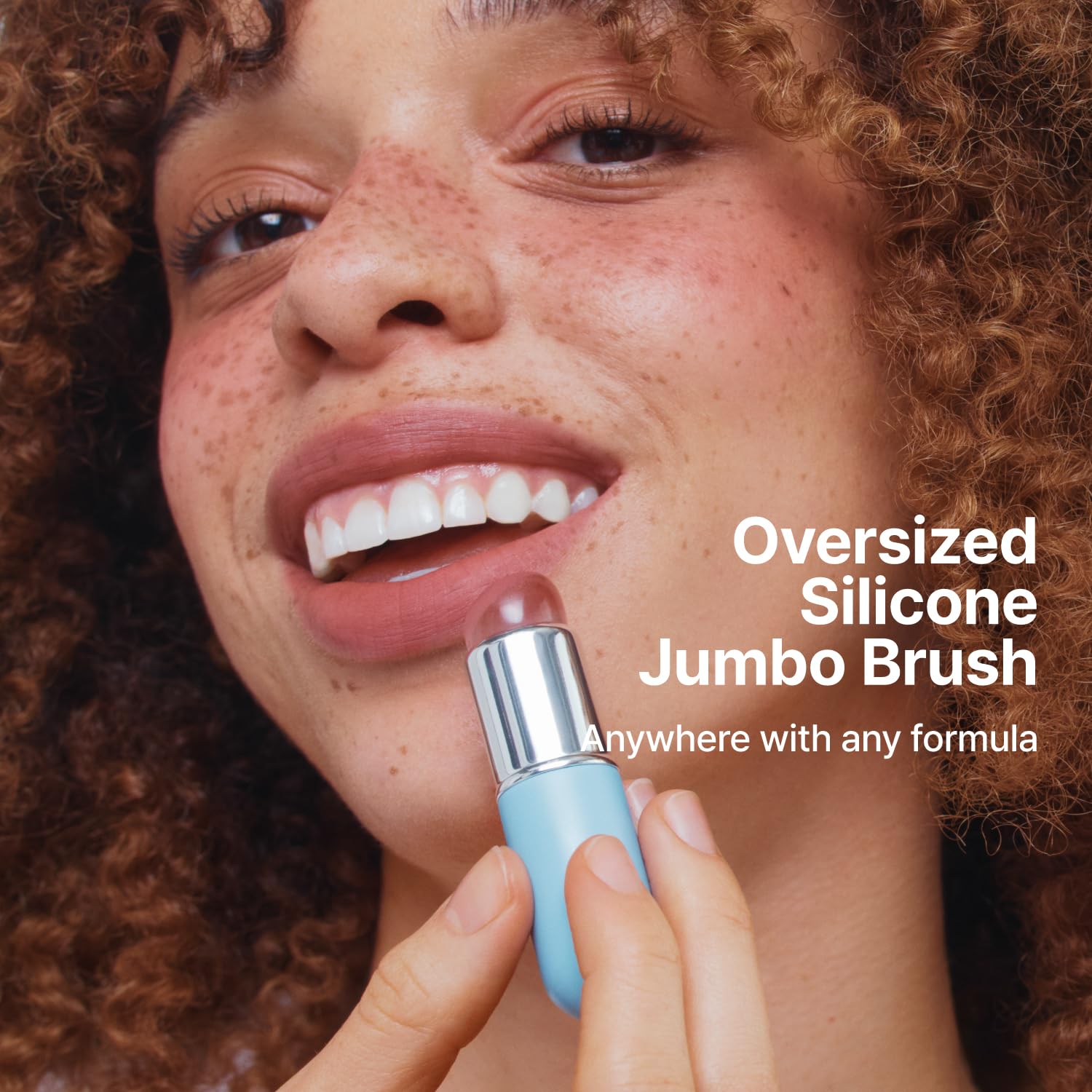 fwee silicone jumbo makeup brush cap travel case keeps hygiene on the go