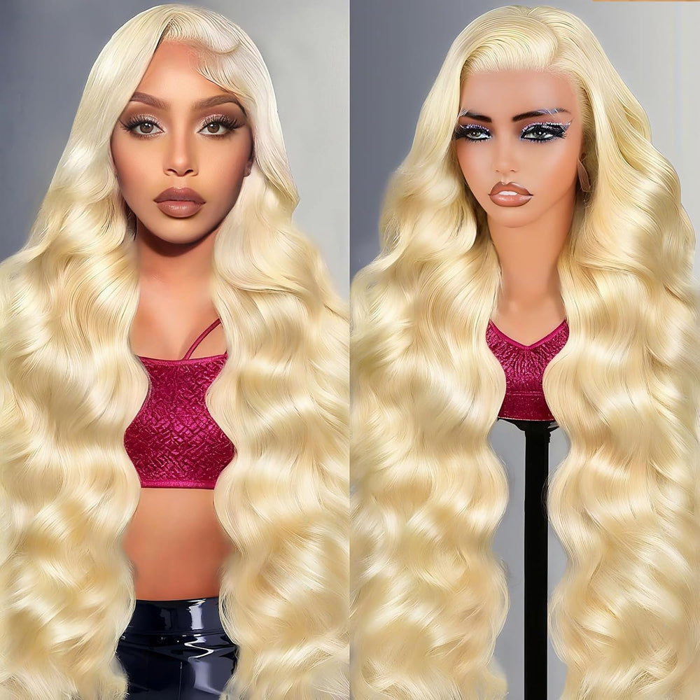 FXIMYLC lace-front wig 32 inch with body-wave texture for natural daily styling.