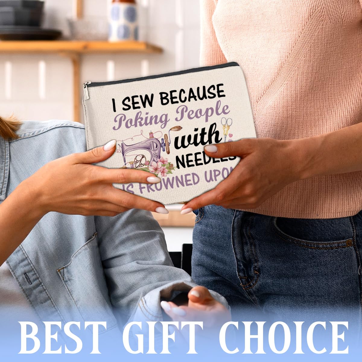 FYDHQSS gift-ready cosmetic bag ideal for birthdays or holidays