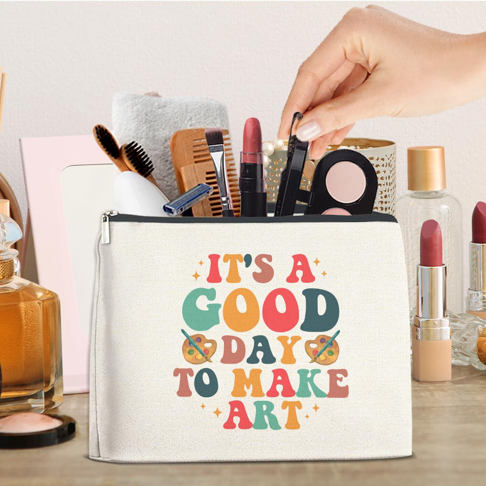 FYDHQSS makeup bag travel-friendly for trips and outdoor use.