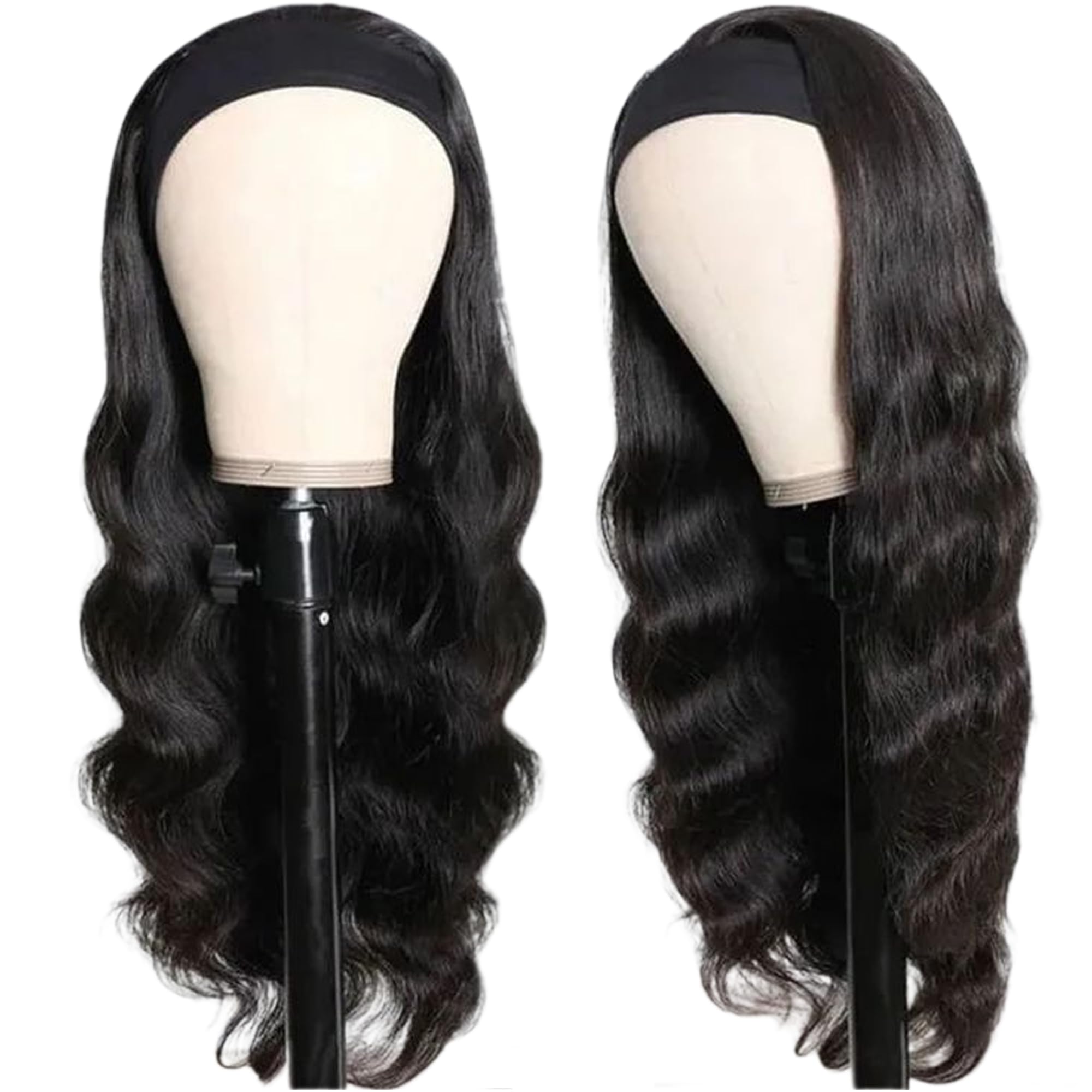 Fylora headband wig breathable cap provides all-day comfort.