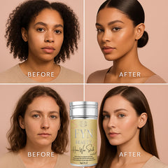 FYN Beauty hair-wax-stick-packaging-front highlights coconut scent and accessibility