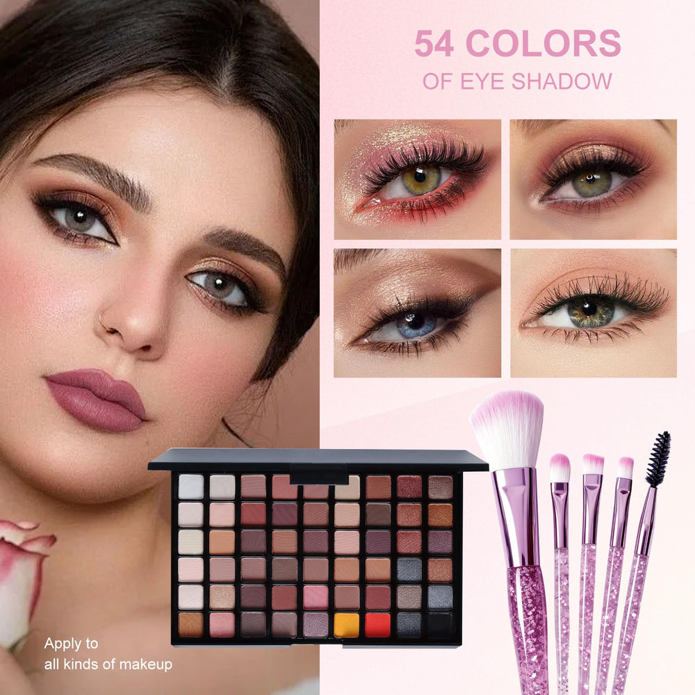 Fynqwor makeup set full kit lip color palette delivers wearable shades for subtle to bold looks