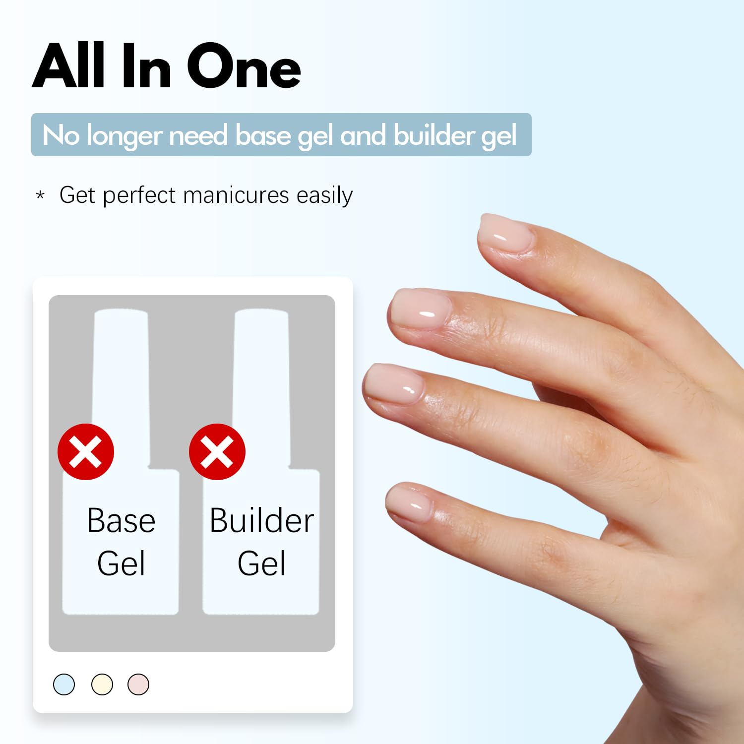 FZANEST HEMA-free base gel self-leveling application ensures smooth, beginner-friendly results.