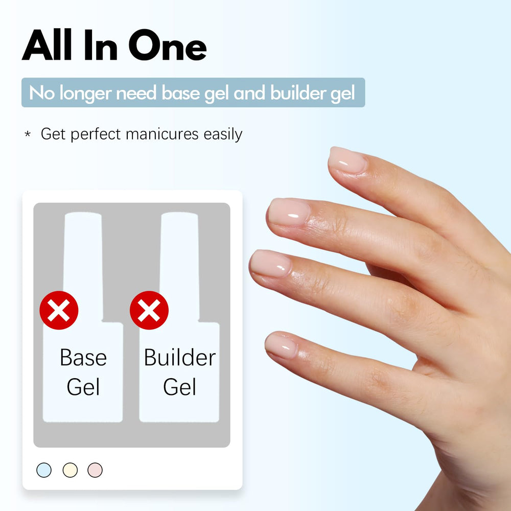 FZANEST HEMA-free base gel self-leveling application ensures smooth, beginner-friendly results.