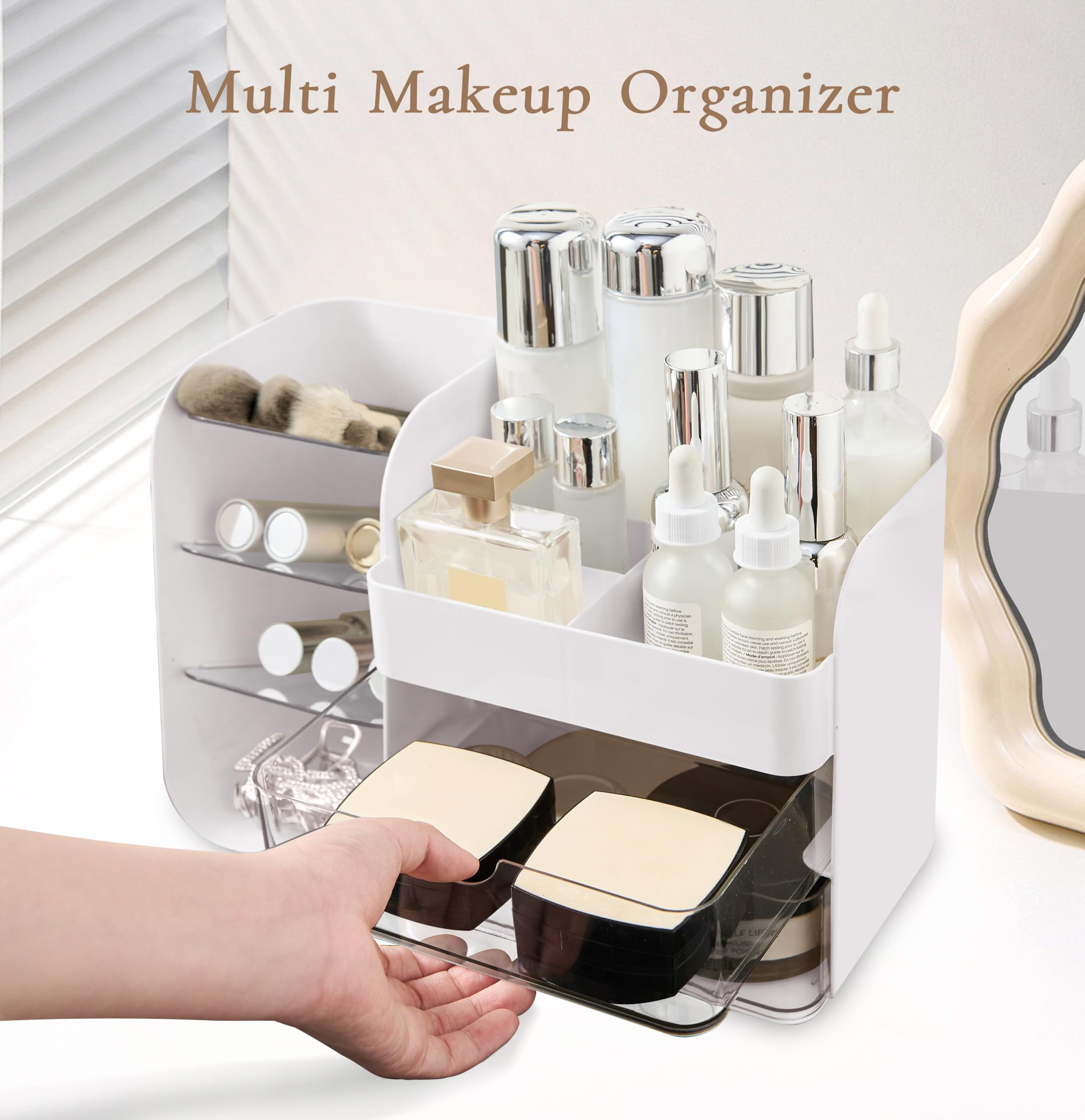 FZHZZ gift-worthy makeup organizer ideal for gifts to makeup lovers and organizers.