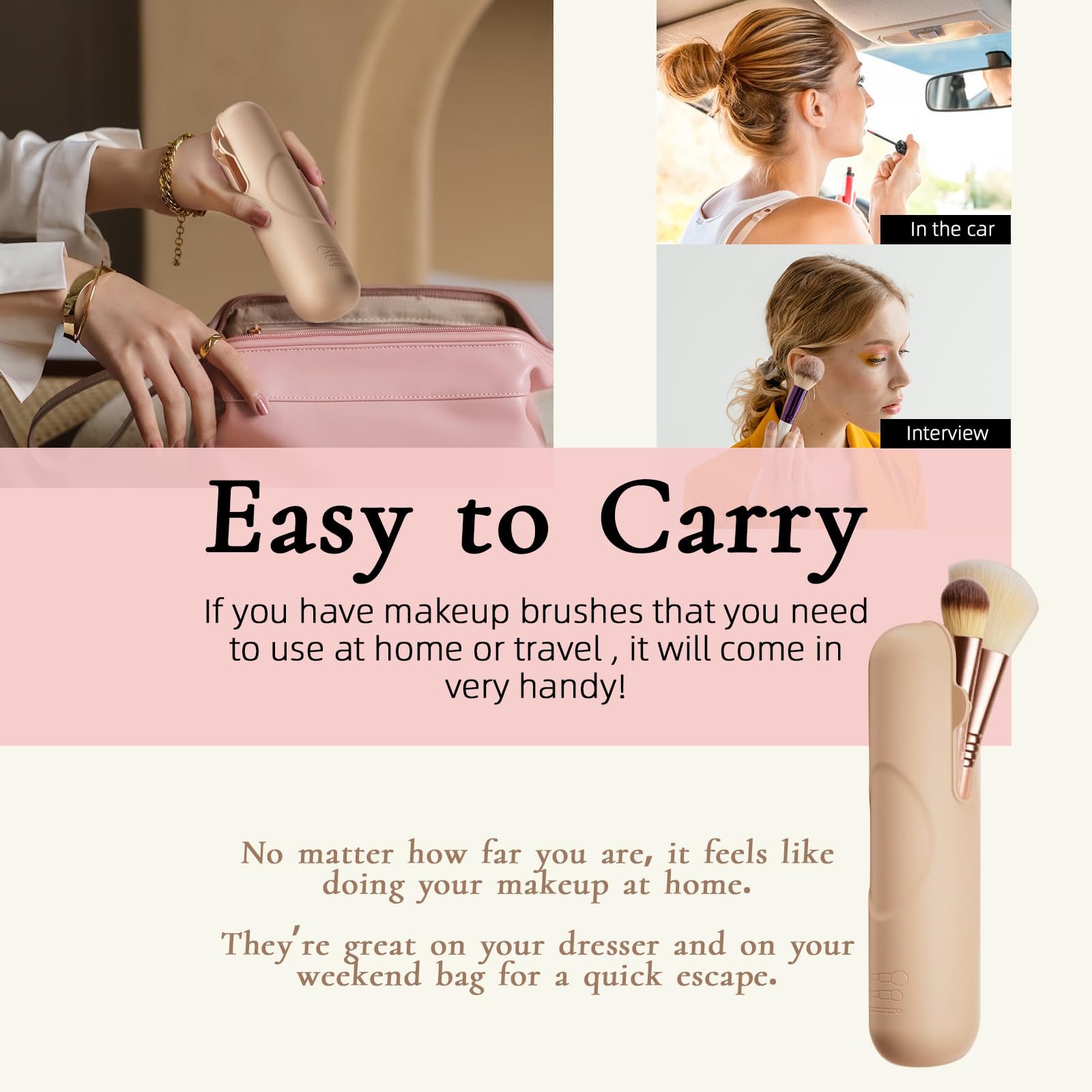 FZHZZ multi-purpose storage keeps skincare, makeup, and small tools within reach.