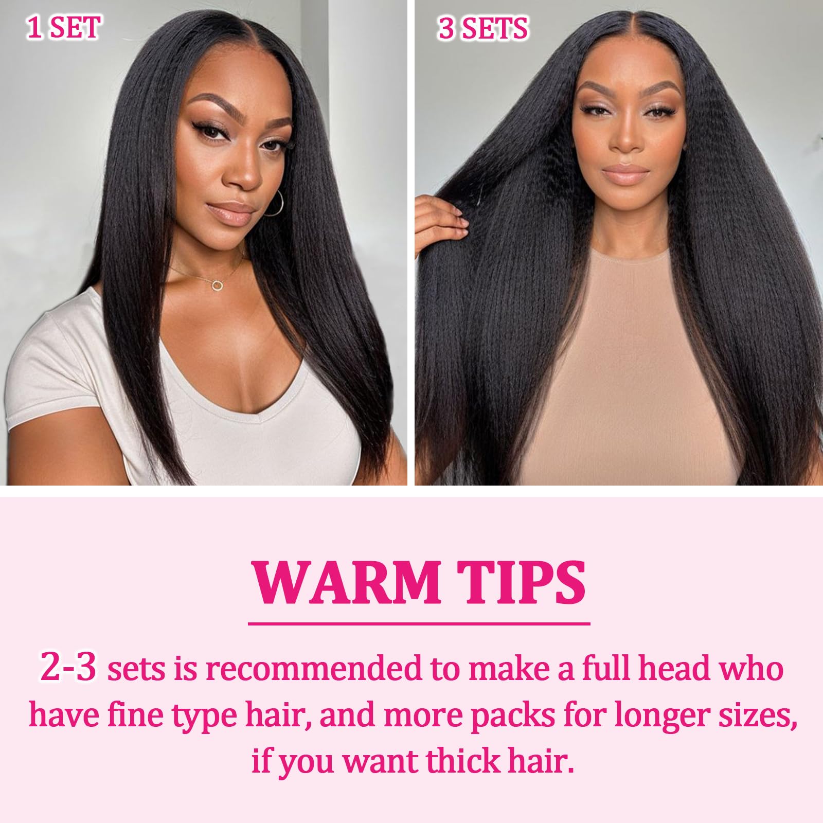 FZV clip-ins heat-styling ready up to 150°C